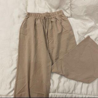 bangkok beige free size pants