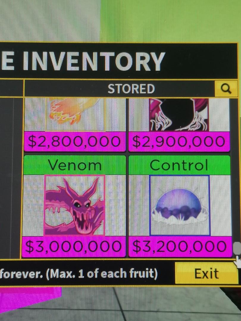 Trading phoenix paw and gravity for venom or another mythical : r/bloxfruits