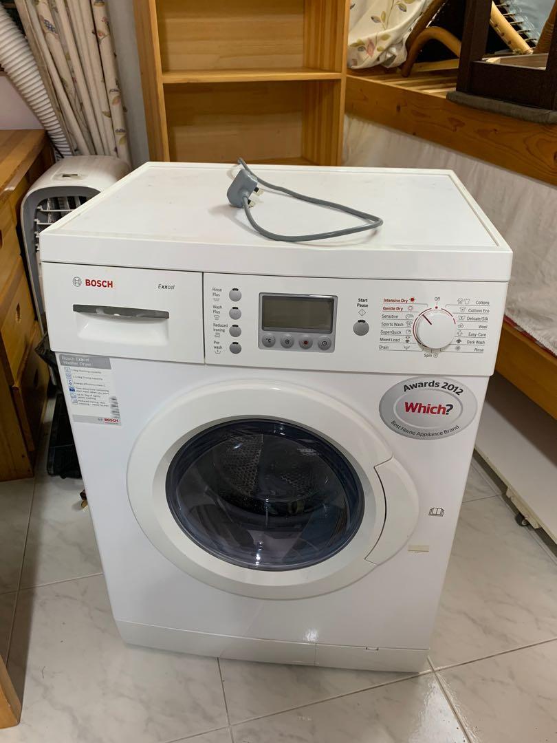 Bosch Washer Dryer Exxcel WVD24520GB, TV & Home Appliances, Washing