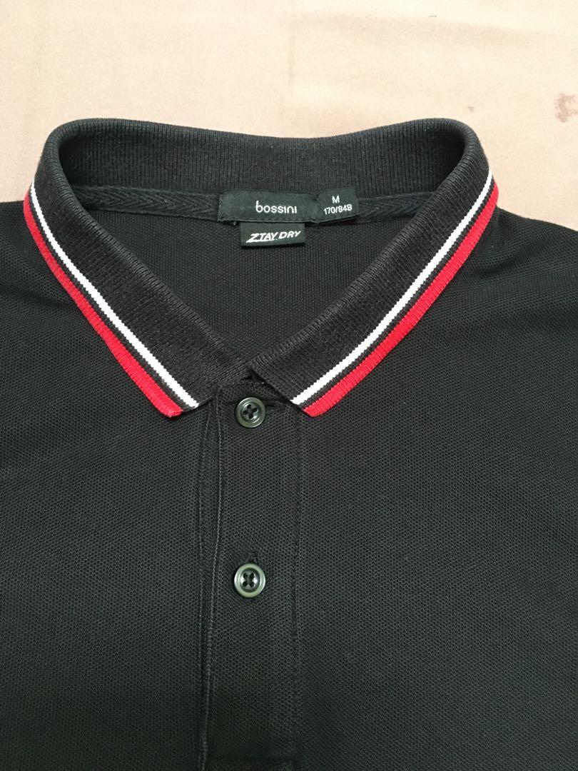 Bossini Polo Shirt, Fesyen Pria 