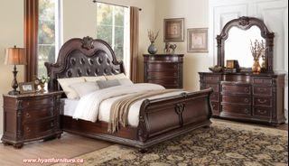 Brand new Deluxe solid wood Queen Bed only $1898