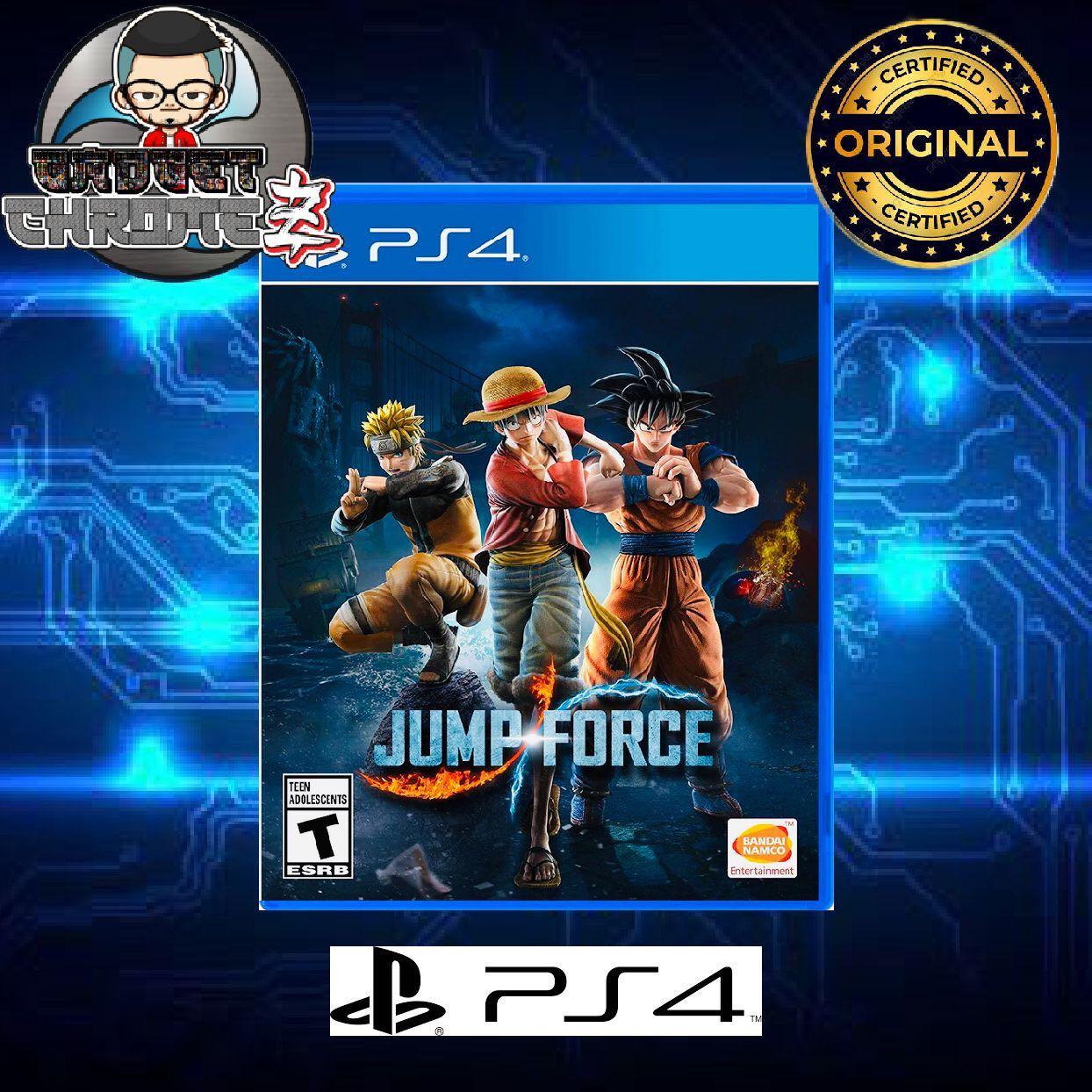 Jump Force | PS4 Game | BRANDNEW (Category: PlayStation) located in San Jose del Monte. Submitted by gadget_chromez (Listing ID 1037830931, Image 1). Description: JUMP FORCE BRANDNEW / SEALED Physical Disc. Safely packed with 2 layers of thick bubble wrap for maximum protection upon shipping out..