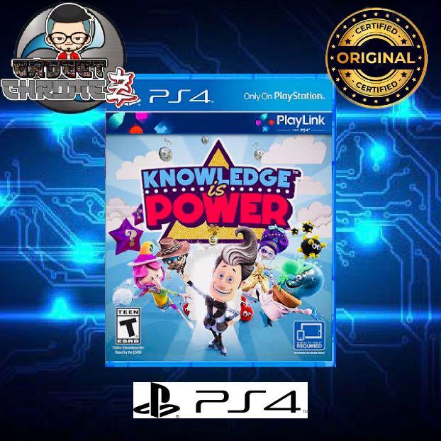 PS4 Knowledge Is Power BRANDNEW Video Gaming Video Games