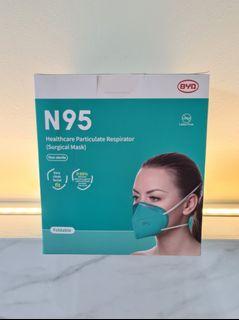 BYD N95 foldable face mask, Health & Nutrition, Face Masks & Face ...