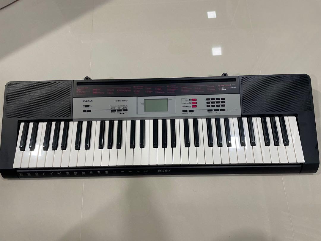 Casio Standard Keyboard CTK 1500 Hobbies Toys Music Media