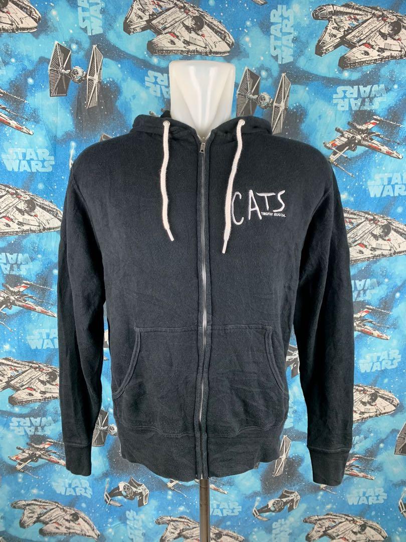 Cats Vtg Musical Movie Zip up Hoodie Men s Fashion Coats