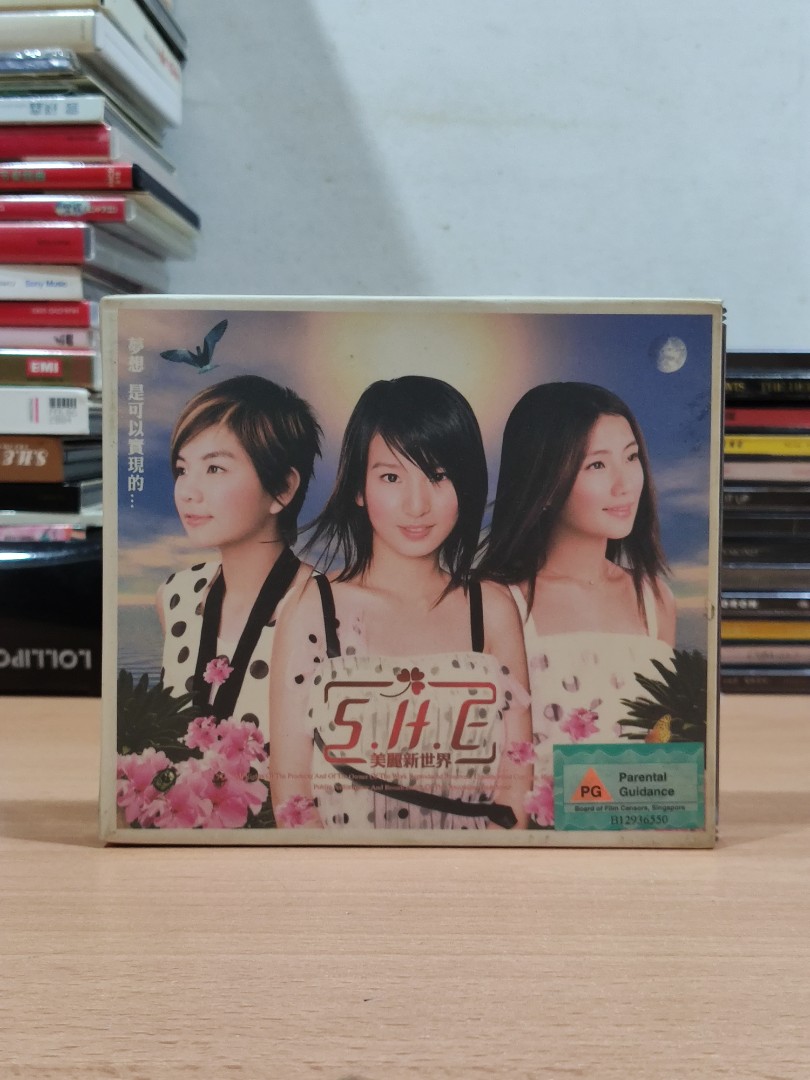 (CD+VCD) S.H.E. 美丽新世界, Hobbies & Toys, Music & Media, CDs & DVDs on  Carousell