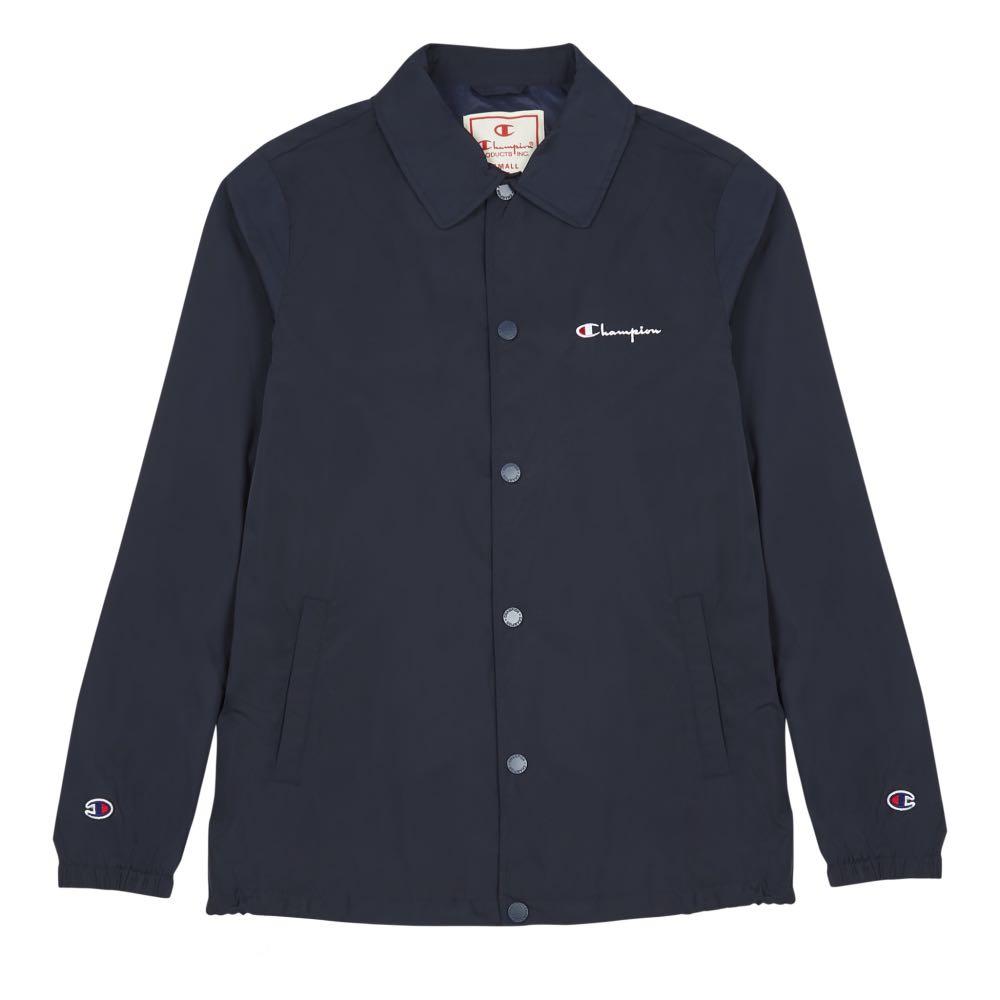 Champion coach hotsell jacket blue