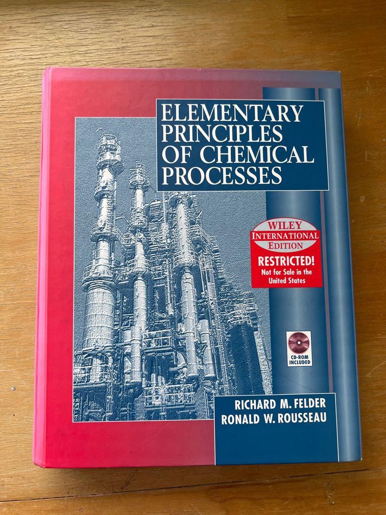 Chemical Process Principles, Hobbies & Toys, Books & Magazines ...