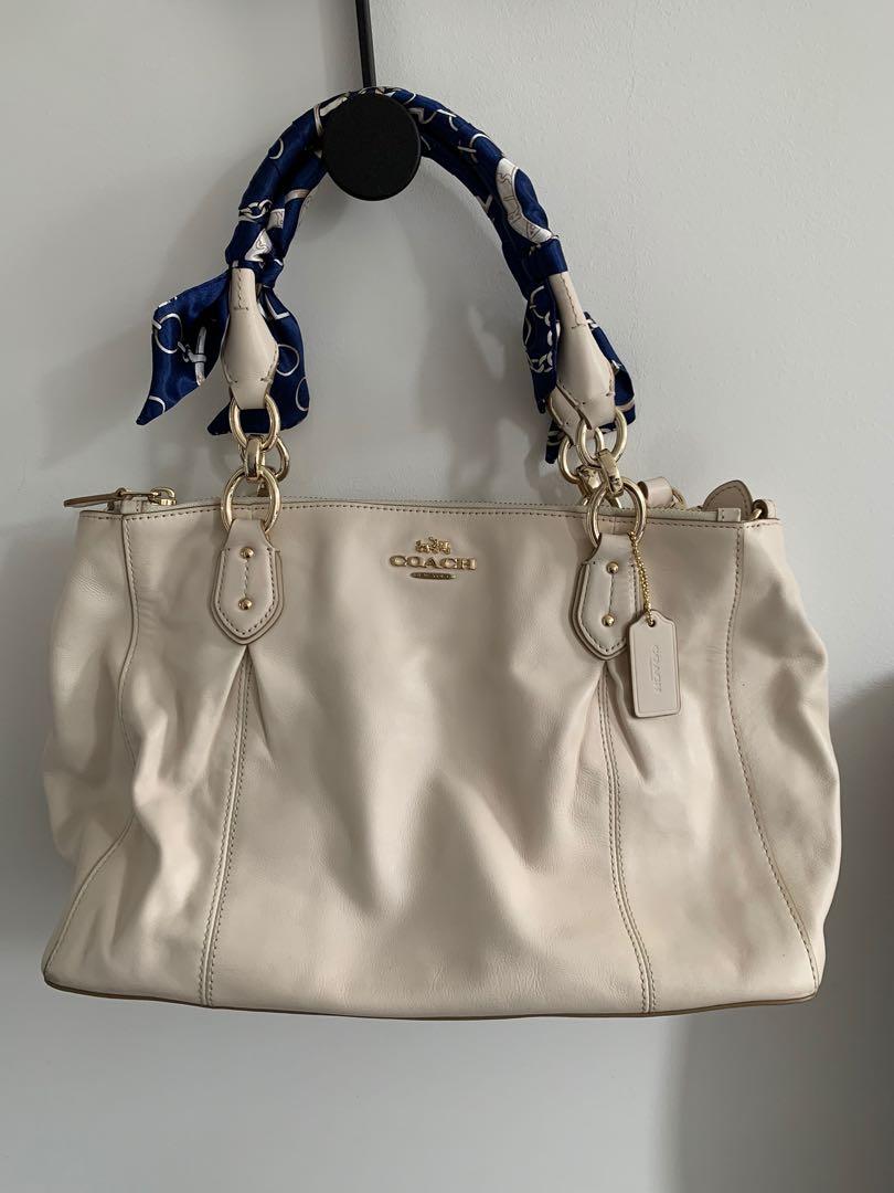 coach crossbody bag cream color