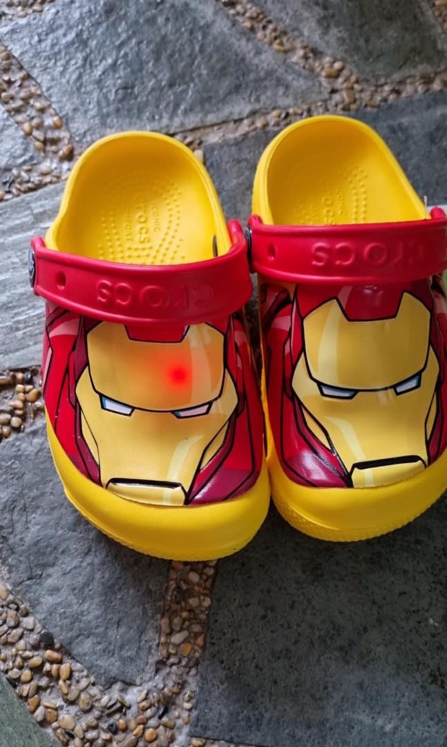 Crocs iron man 2024 light up