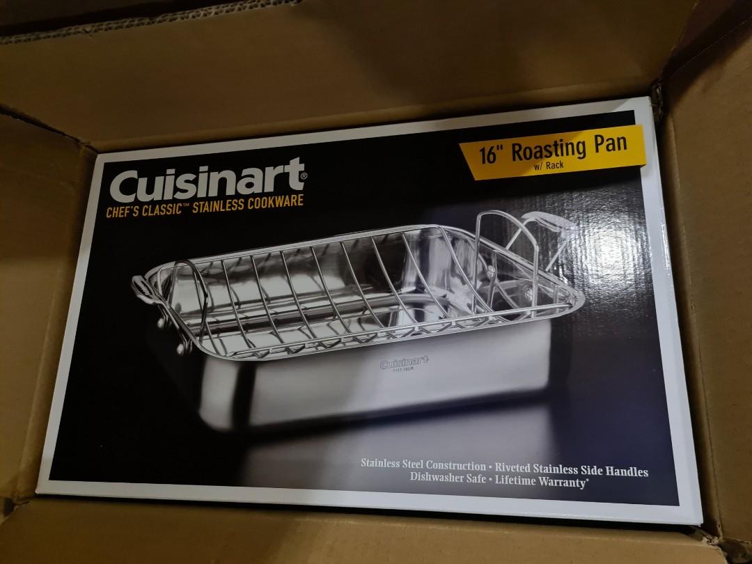 Cuisinart Classic Stainless 16Inch Rectangular Roaster with Rack