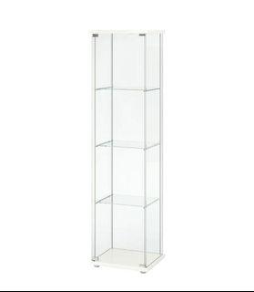 DETOLF Glass-door cabinet, white43x163 cm