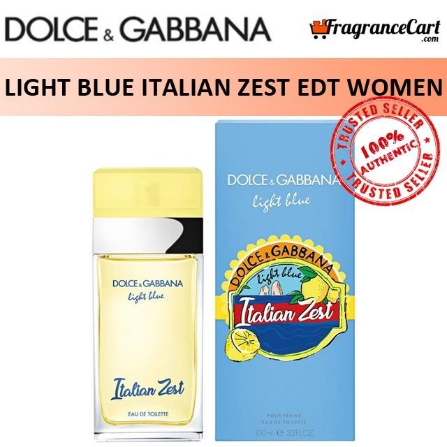 Lemon Zest Dolce And Gabbana Light Blue Italian Zest Women's