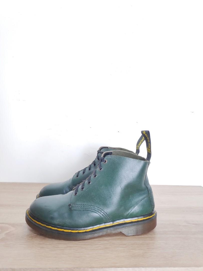 Dr. Martens 101 Vintage green, Fesyen Pria, Sepatu , Sepatu Boot di  Carousell