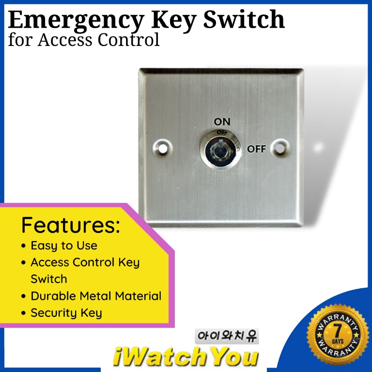 Emergency Key Switch Access Control, Furniture & Home Living, Security