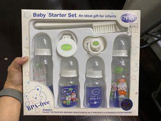 Enfant Baby Bottle feeding Starter Set 4oz 8oz pacifier pacifier holder bottle brush SET