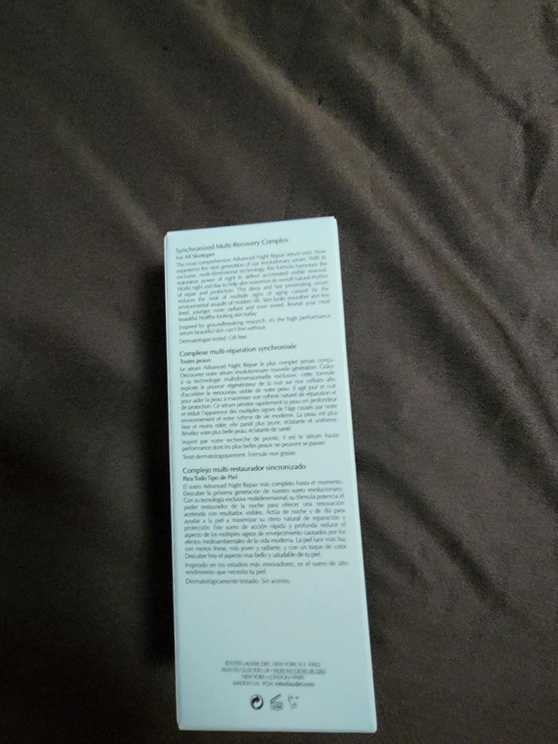 Estée Lauder Advanced Night Repair 100ml Expiry Date 1 Jan 2024