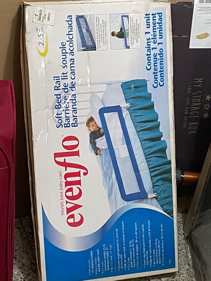 Evenflo bed rail clearance