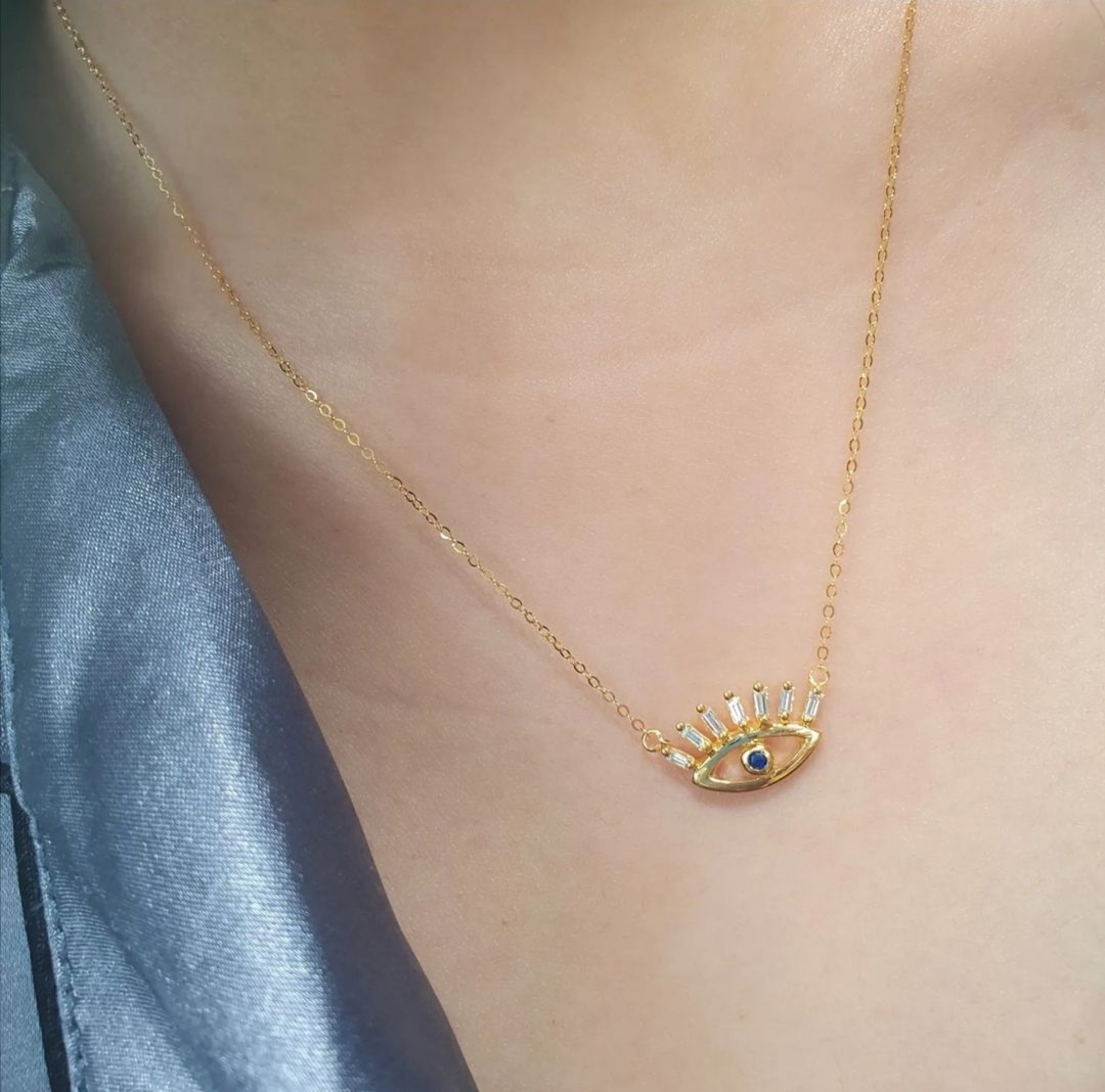 Evil Eye Necklace, Women's Fashion 