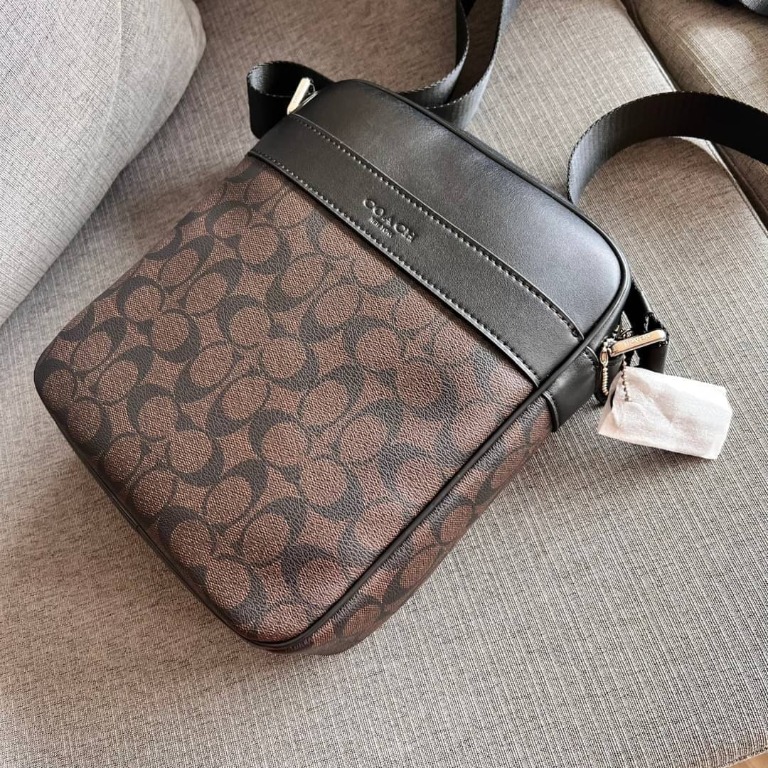 Coach flight bag mahogany best sale