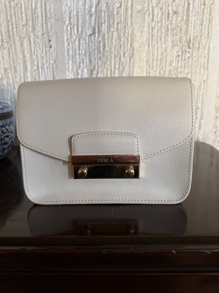 Furla julia shop white