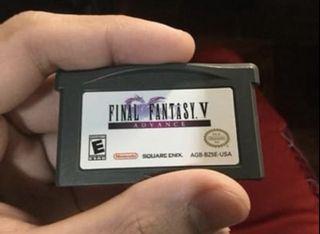 Gameboy Advanced Complete in Box [CIB] Final Fantasy 5 Advanced Mint Condition