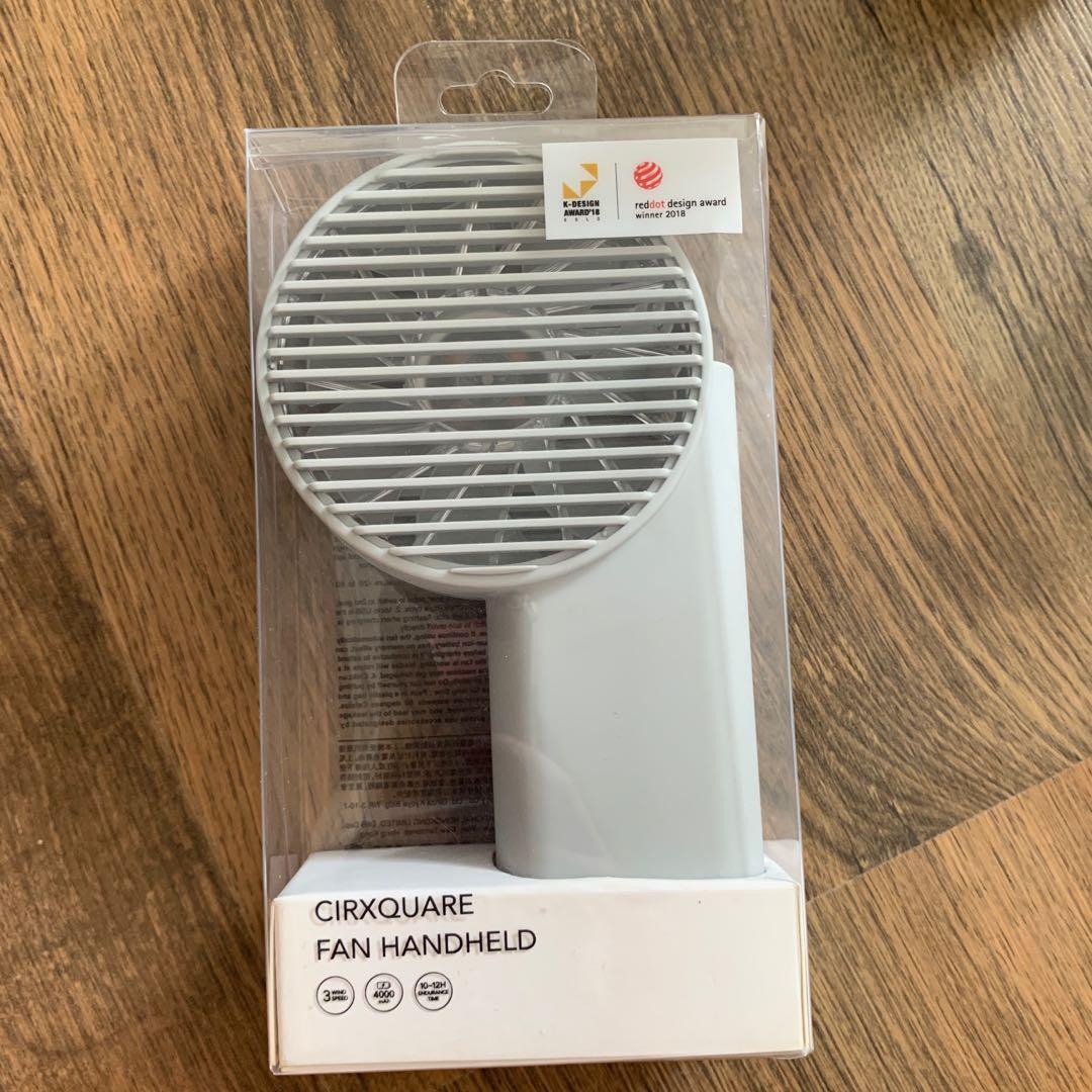 Grey Miniso Handheld Fan, Everything Else on Carousell