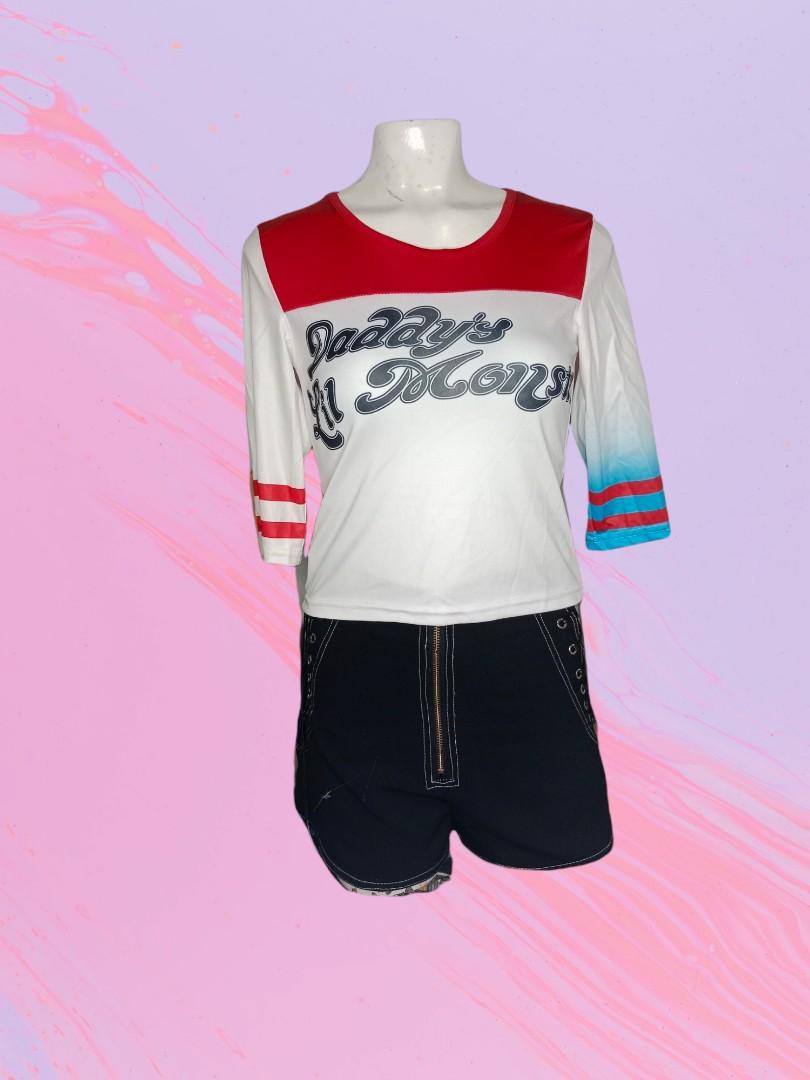 Harley Quinn shirt (Category: Shirts) located in Baguio. Submitted by chloevalor (Listing ID 1148907989, Image 2). Description: Small to medium.