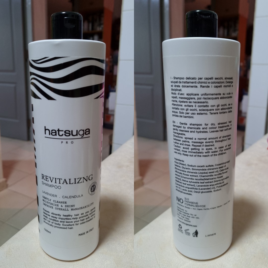 BN Hatsuga Pro Revitalizing Shampoo Organic No SLS Parabens
