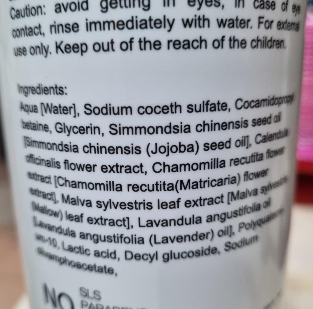 BN Hatsuga Pro Revitalizing Shampoo Organic No SLS Parabens