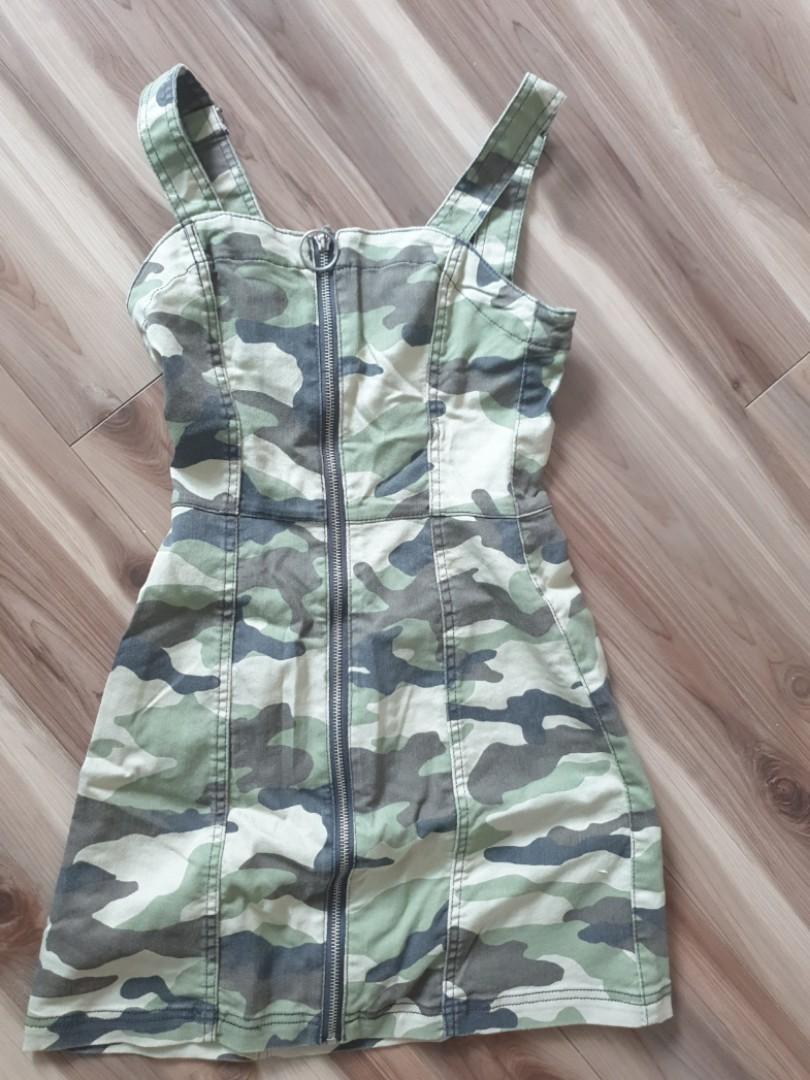 h m camo dress