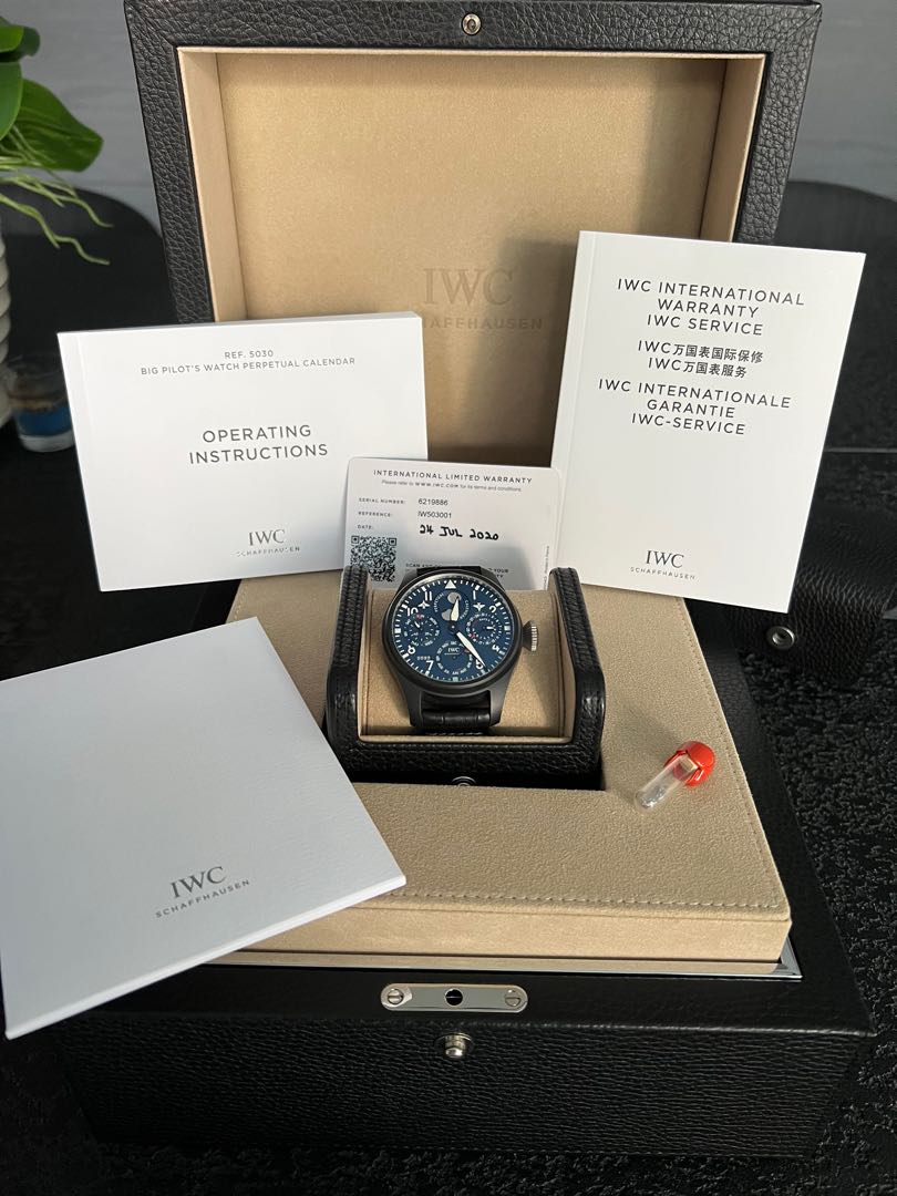 Iwc big pilot sales perpetual calendar rodeo drive