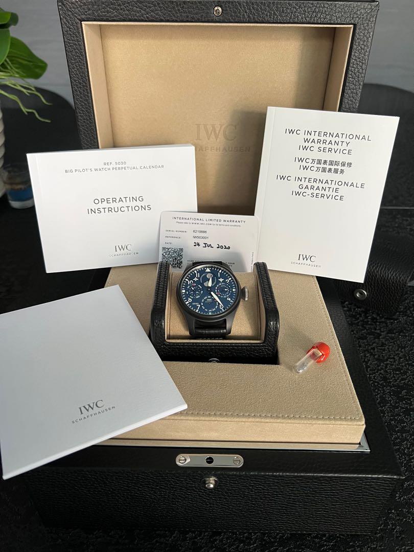 IWC big pilot perpetual calendar rodeo drive edition Luxury