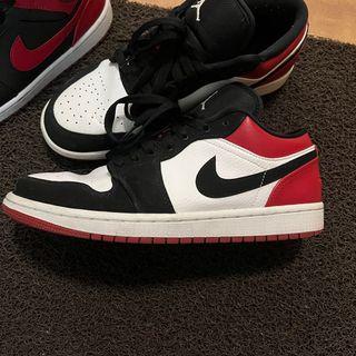 aj1 low black red