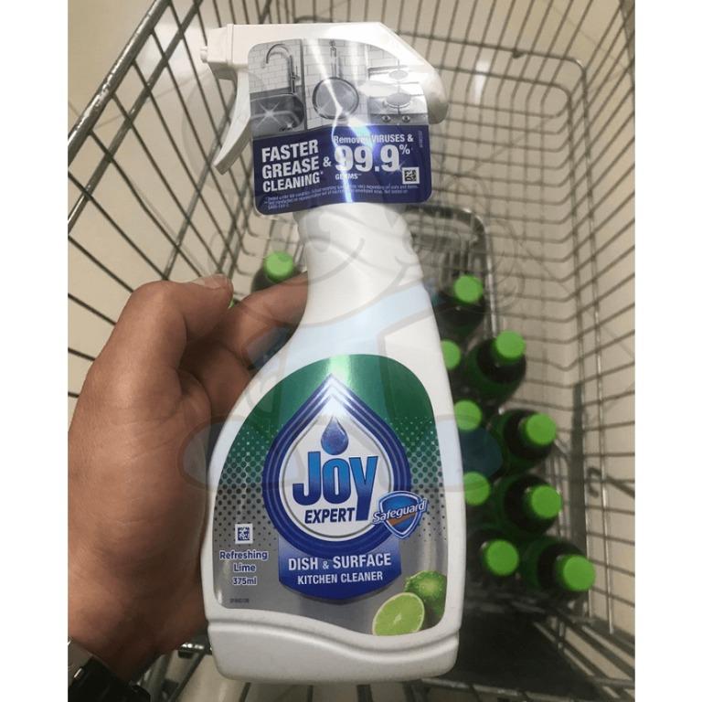 JOY Expert Refreshing Lime Dish & Surface Kitchen Cleaner Spray (2 x