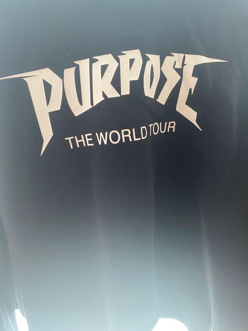 Purpose tour shop cropped hoodie