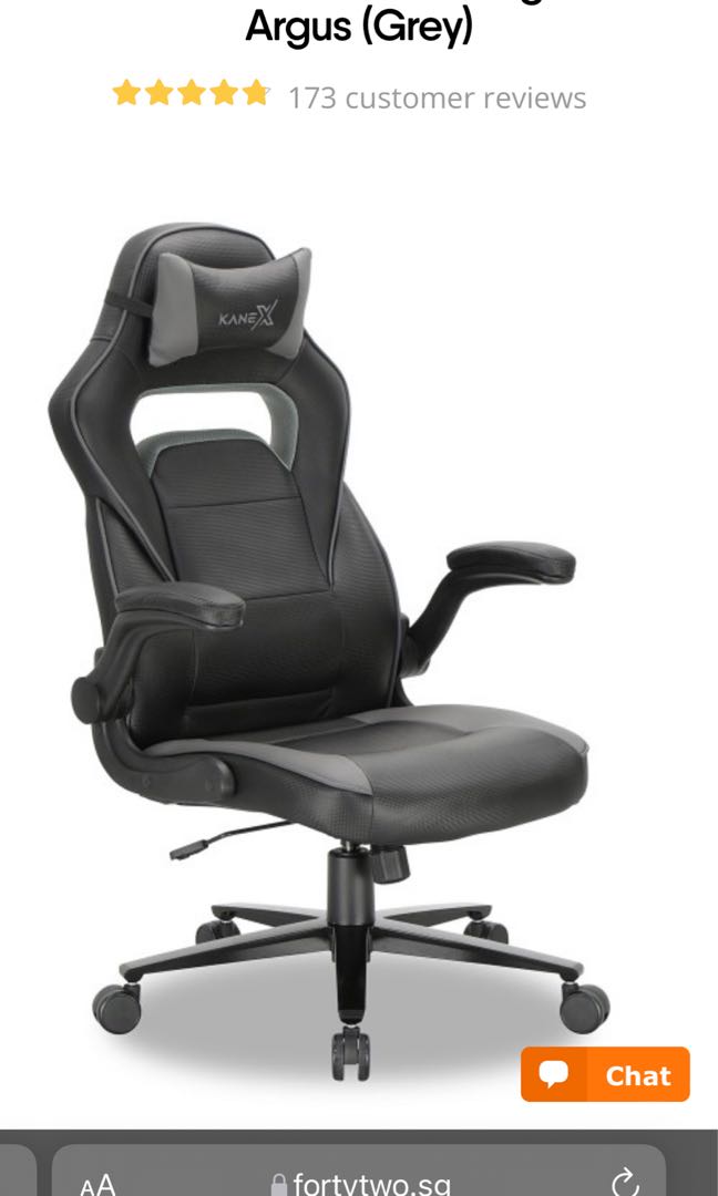 Kane X Professional Gaming Chair Argus (Grey), Furniture & Home Living, Furniture, Chairs on