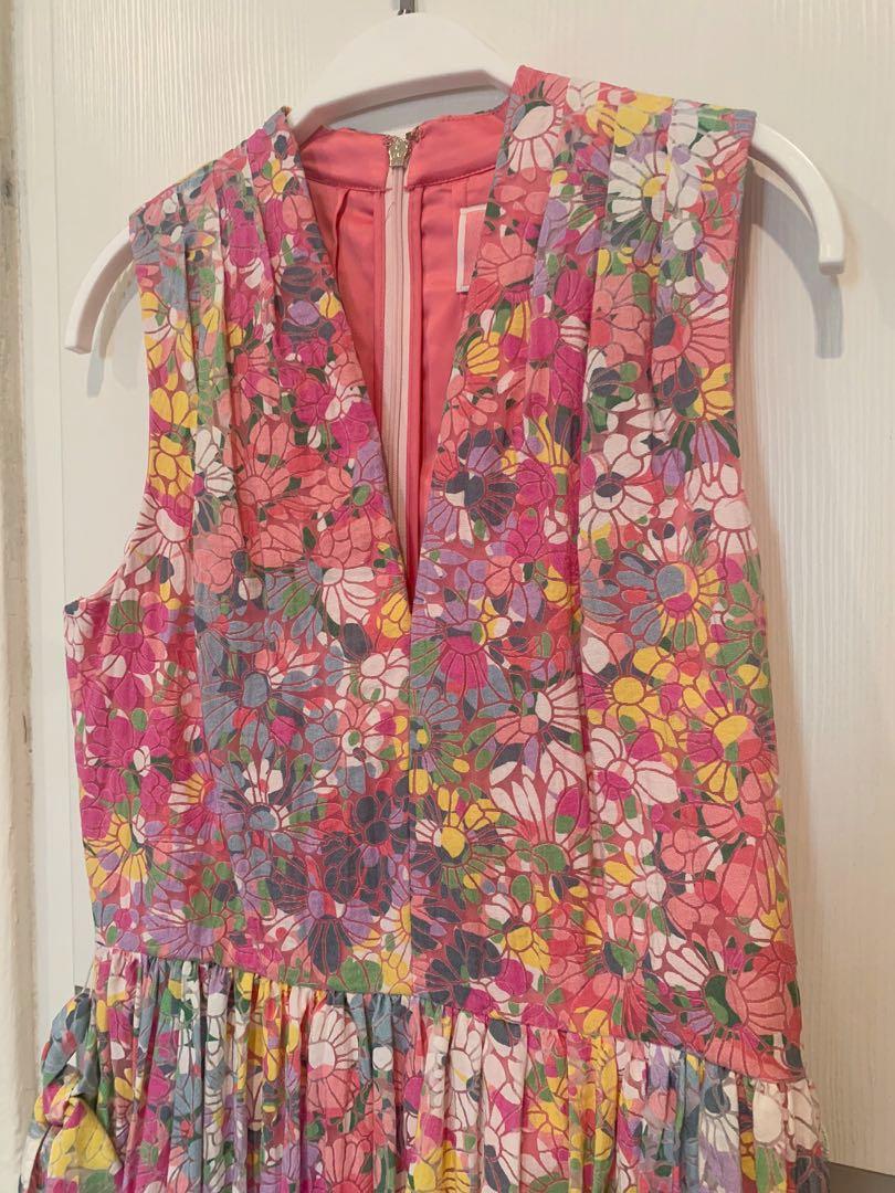 Kate spade floral 2025 dots burnout dress