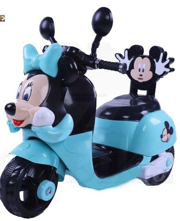 Kids Ride on Minnie Mouse Electric Motor Bike Rechargeable