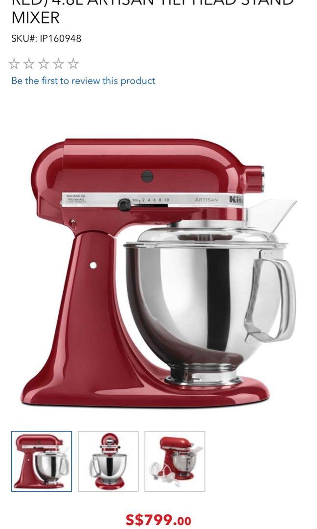 KitchenAid Artisan Mini 3.3L Tilt Head Stand Mixer 5 KSM3311 X, TV