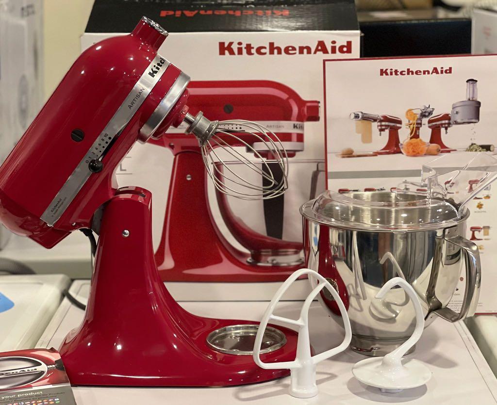 kitchenaid artisan stand mixer red