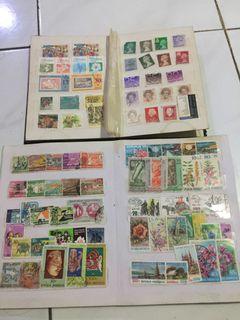Koleksi Perangko Seri Indonesia & Dunia isi 600+ pcs