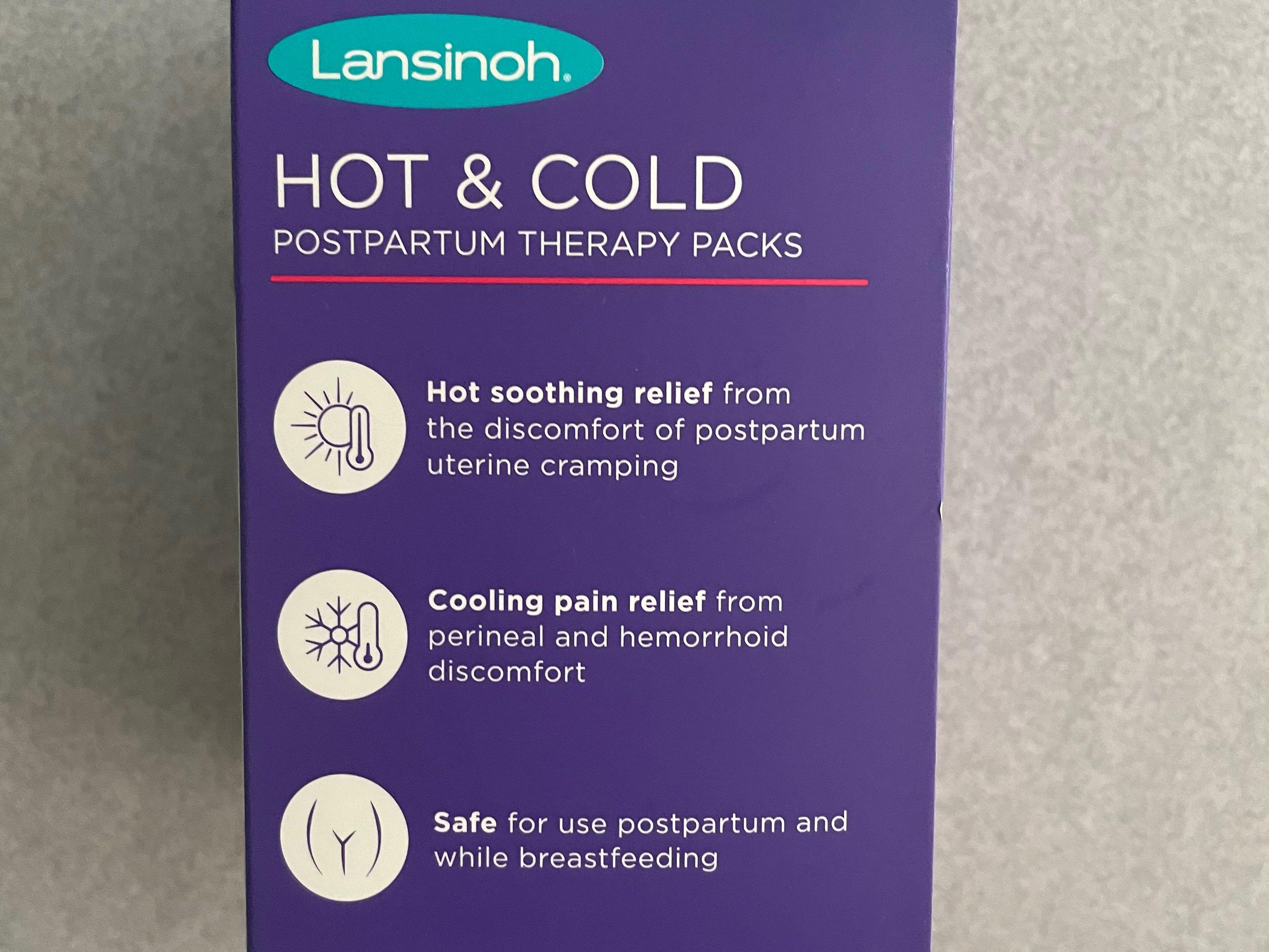 Lansinoh Hot & Cold Postpartum Therapy Packs pack of 2, Health