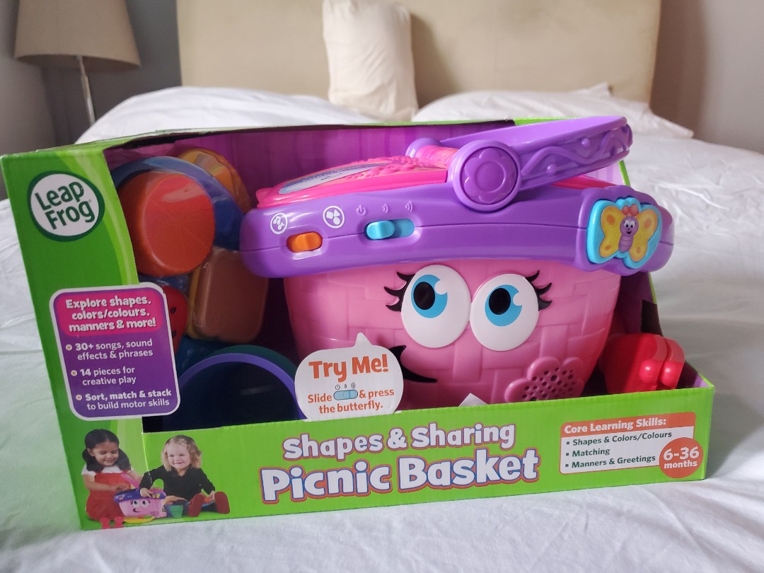 Leapfrog picnic basket great gift!, Hobbies & Toys, Toys & Games on