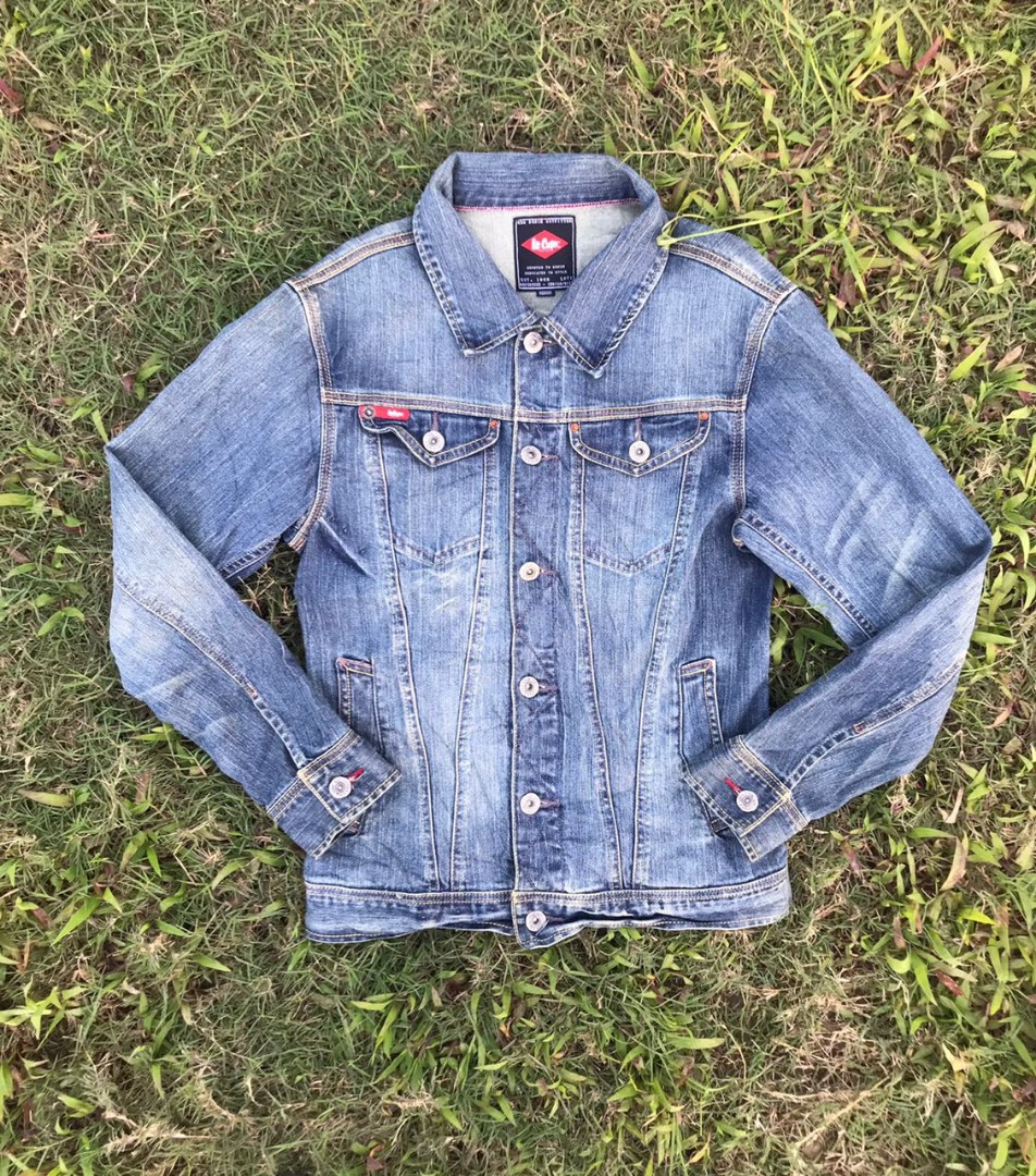 Buy Lee Cooper Denim Jacket with Pockets and Long Sleeves | Splash KSA