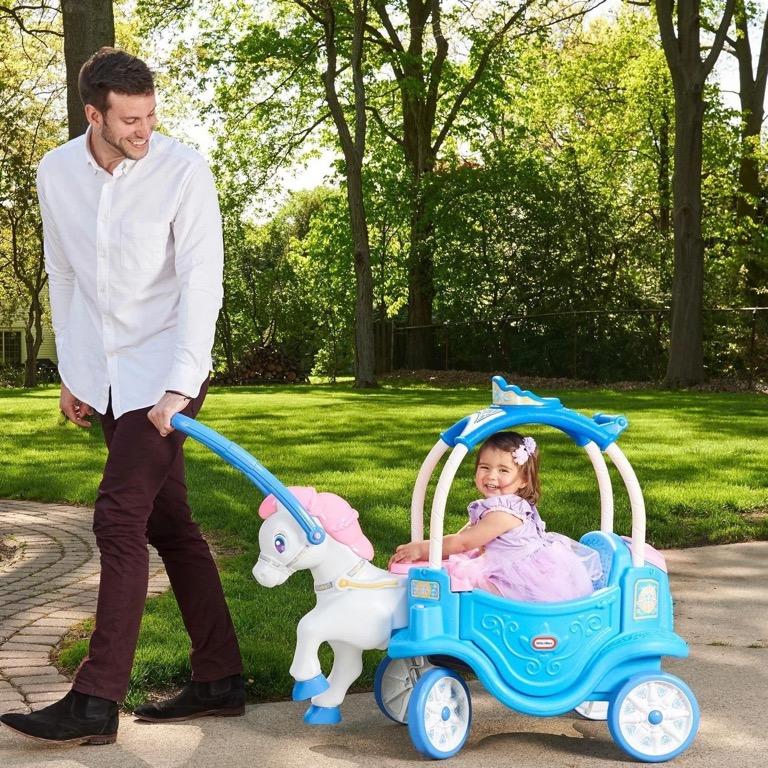Little Tikes公主馬車學行車, 兒童＆孕婦用品, 嬰兒玩具- Carousell
