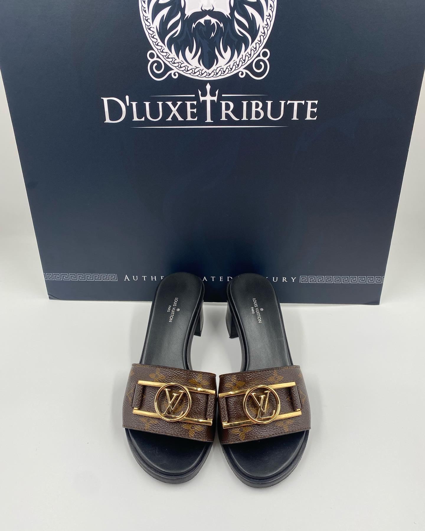 Louis Vuitton Bom Dia flat mules. Size 36.5, Luxury, Sneakers & Footwear on  Carousell