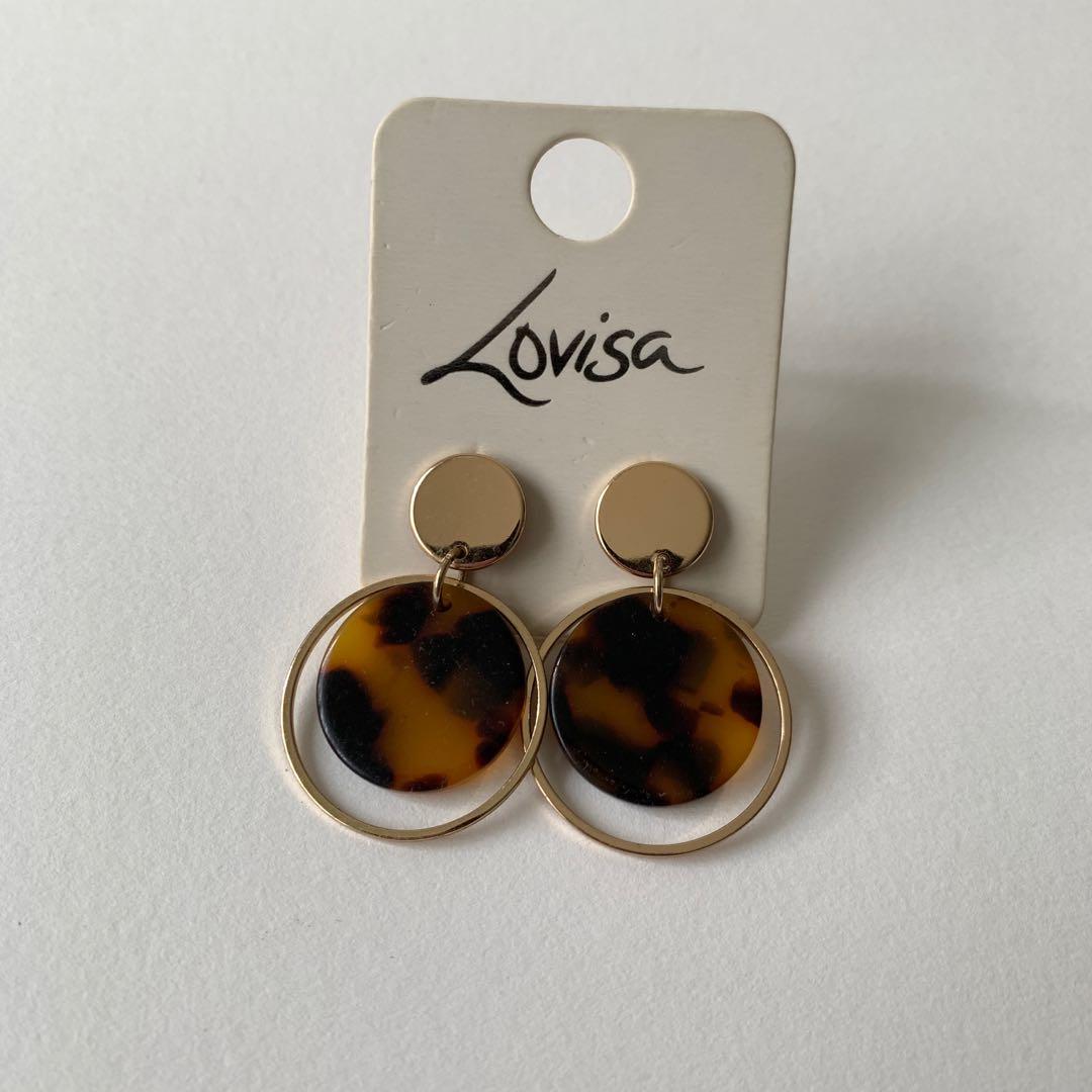 Lovisa tortoise outlet shell earrings