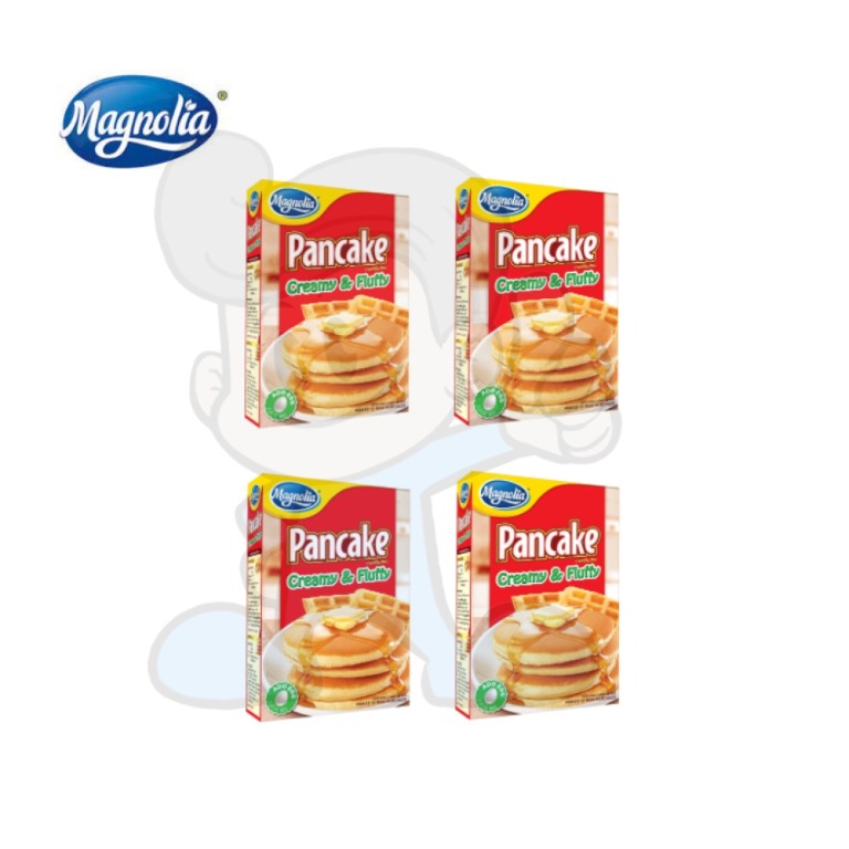 Magnolia Pancake & Waffle Mix, Creamy and Fluffy (4 x 180g), Food